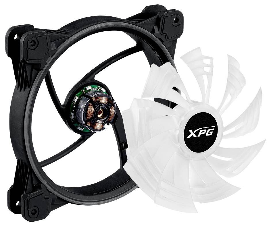 ADATA HURRICANE 140 PC vetrák s krytom čierna (š x v x h) 140 x 140 x 25 mm-1