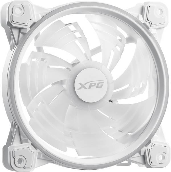 ADATA HURRICANE 120 PC vetrák s krytom biela