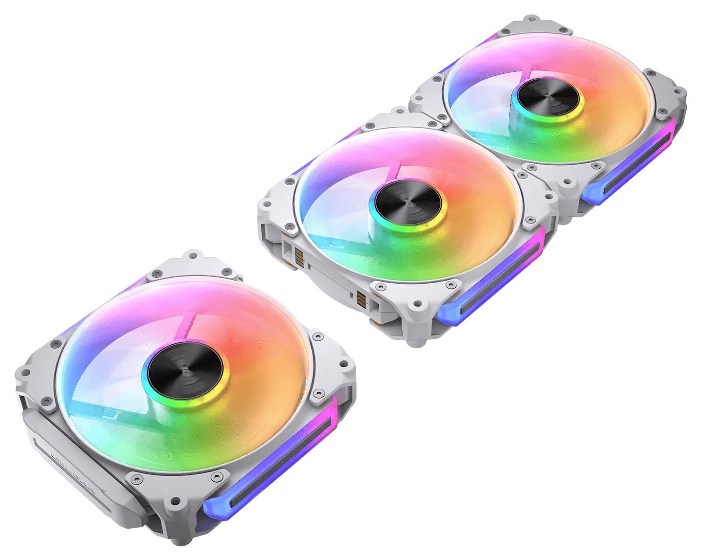 Cougar CF-ARW12HW3-RGB PC vetrák s krytom biela (š x v x h) 120 x 120 x 28 mm-7