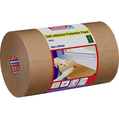 tesa 74922 74922-00000-00 krepová lepiaca páska tesa® Professional svetložltá (d x š) 50 m x 15 cm 50 m-0