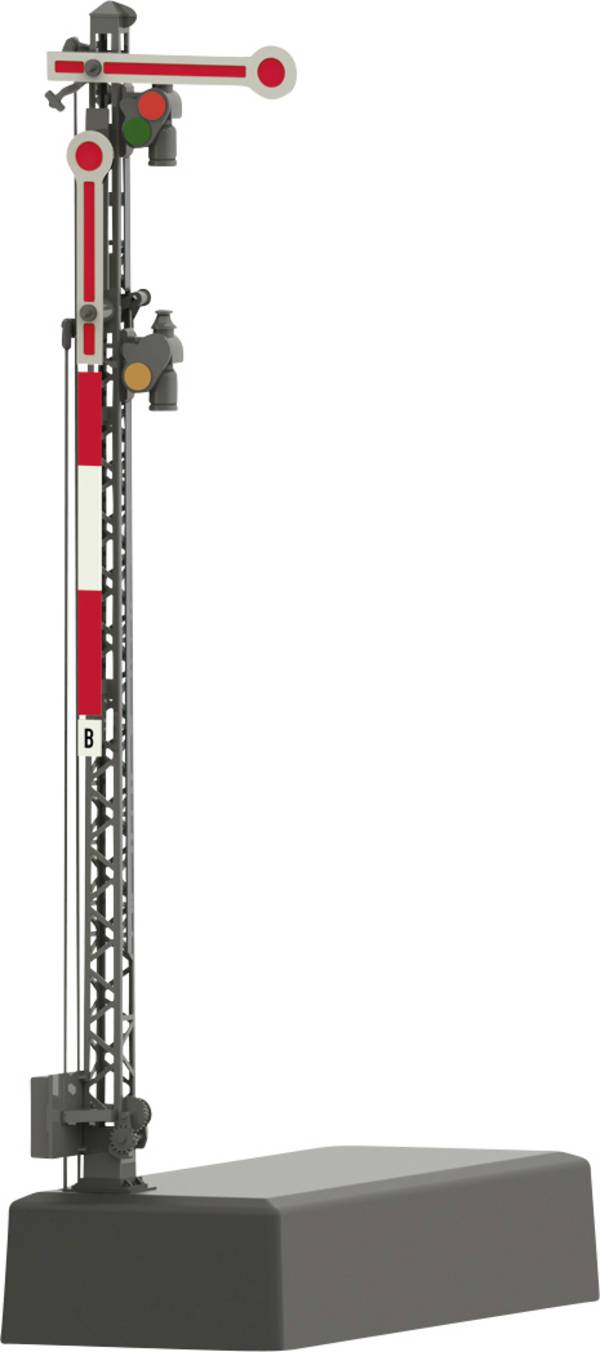 Märklin 70415 H0 tvarový signál 2ramenné, priehradový stožiar hlavné návestidlo hotový model