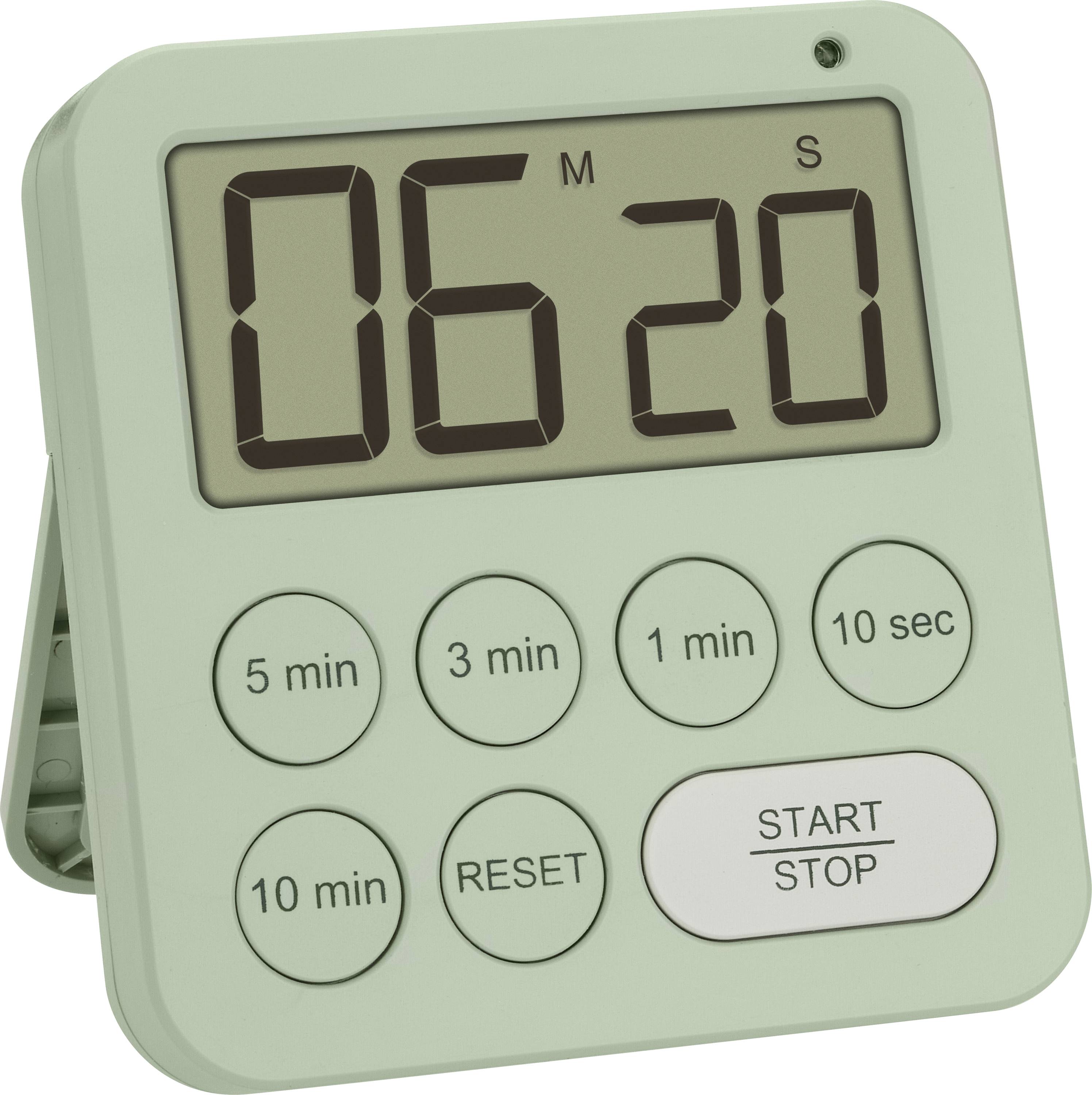 TFA Dostmann Digitaler Timer und Stoppuhr Timer Verde digitale