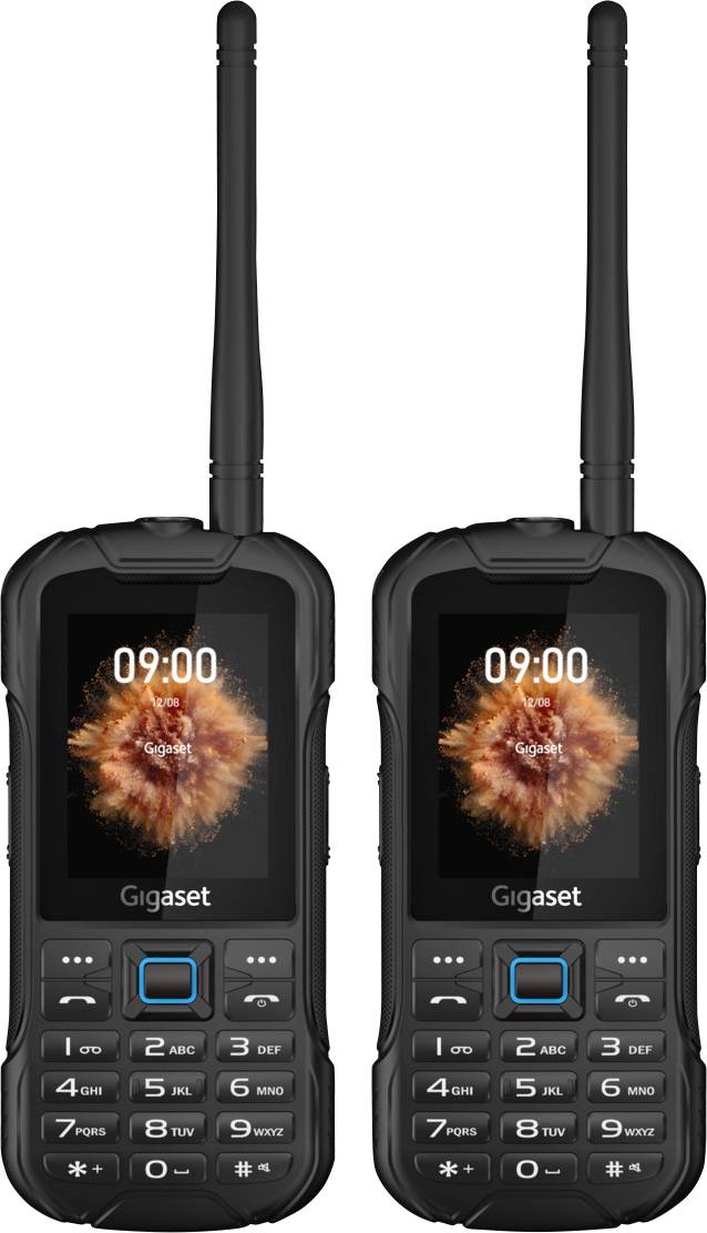 Gigaset GLX 8 ACTIVE Duo Cellulare outdoor Nero