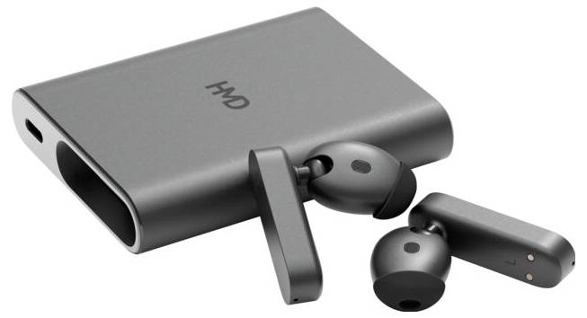 HMD Amped Buds In Ear oordopjes Bluetooth Zwart Ruisonderdrukking (microfoon) Bestand tegen zweet Sport