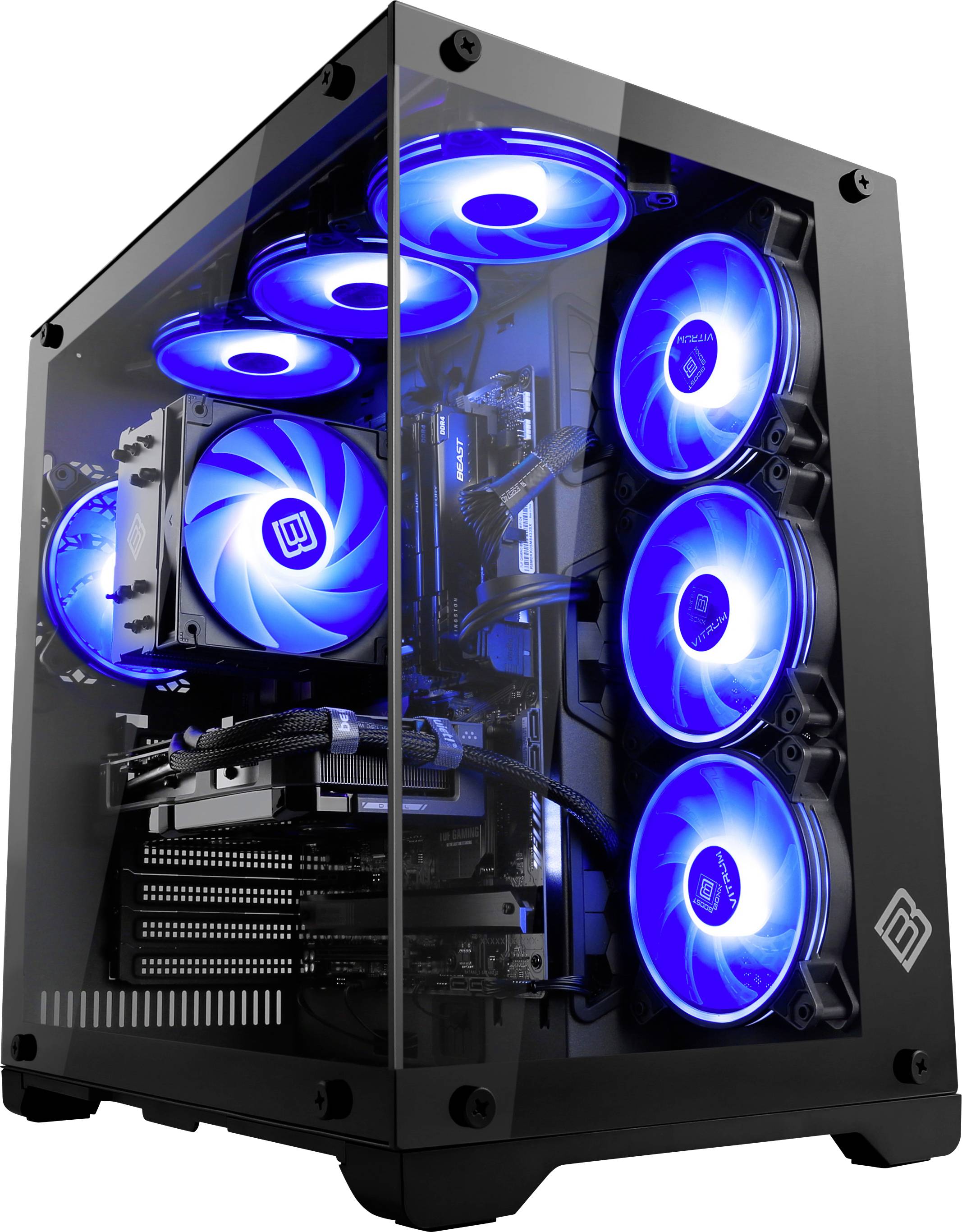 CSL Computer PC da gioco M12200H AMD Ryzen 5 8400F 4.7 GHz 16 GB RAM 1000 GB SSD AMD Radeon™ RX 9070 16 GB GDDR6 94877