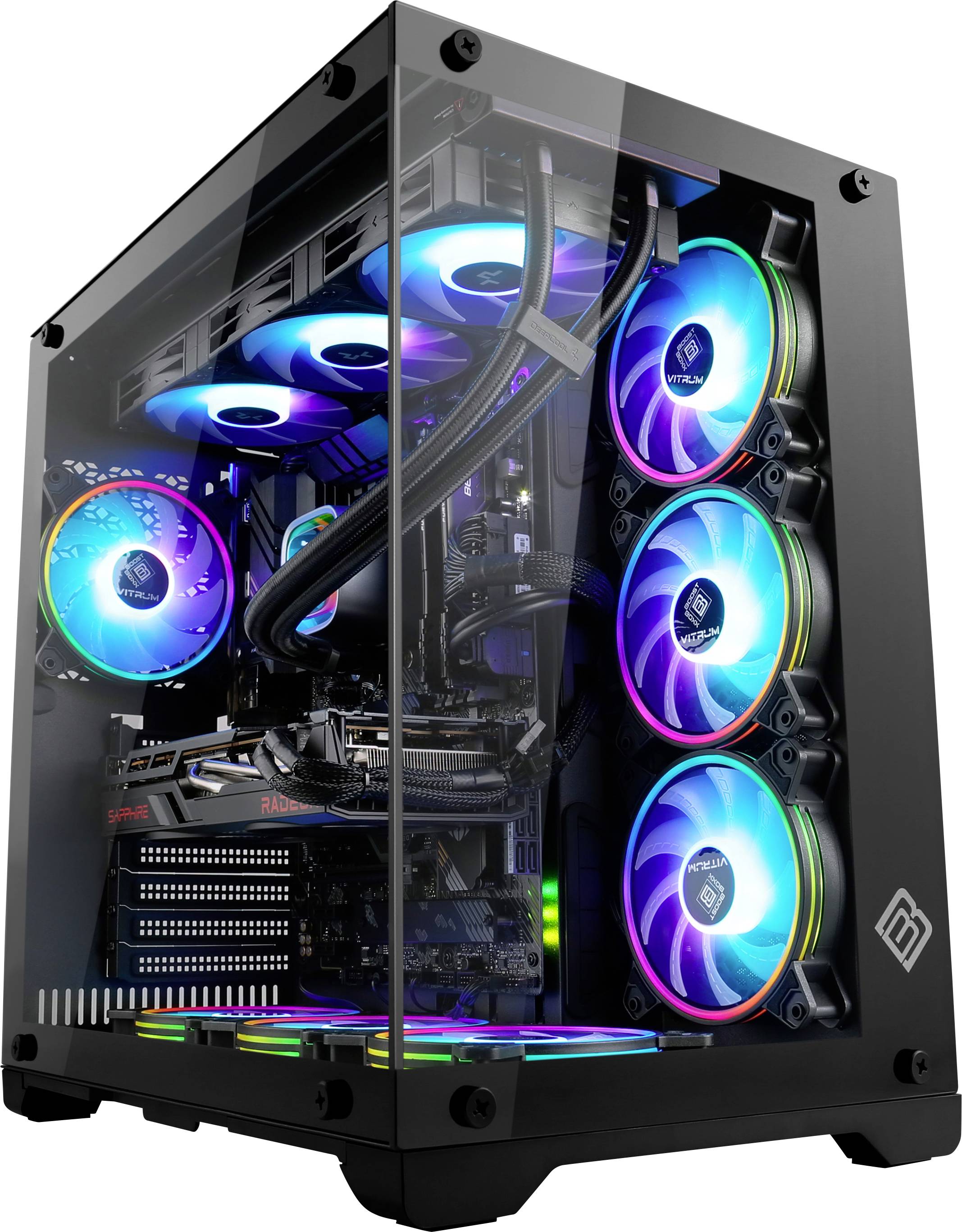 CSL Computer PC da gioco M12310H AMD Ryzen 7 9800X3D 5.2 GHz 32 GB RAM 2000 GB SSD AMD Radeon™ RX 9070 XT 16 GB GDDR6 94922