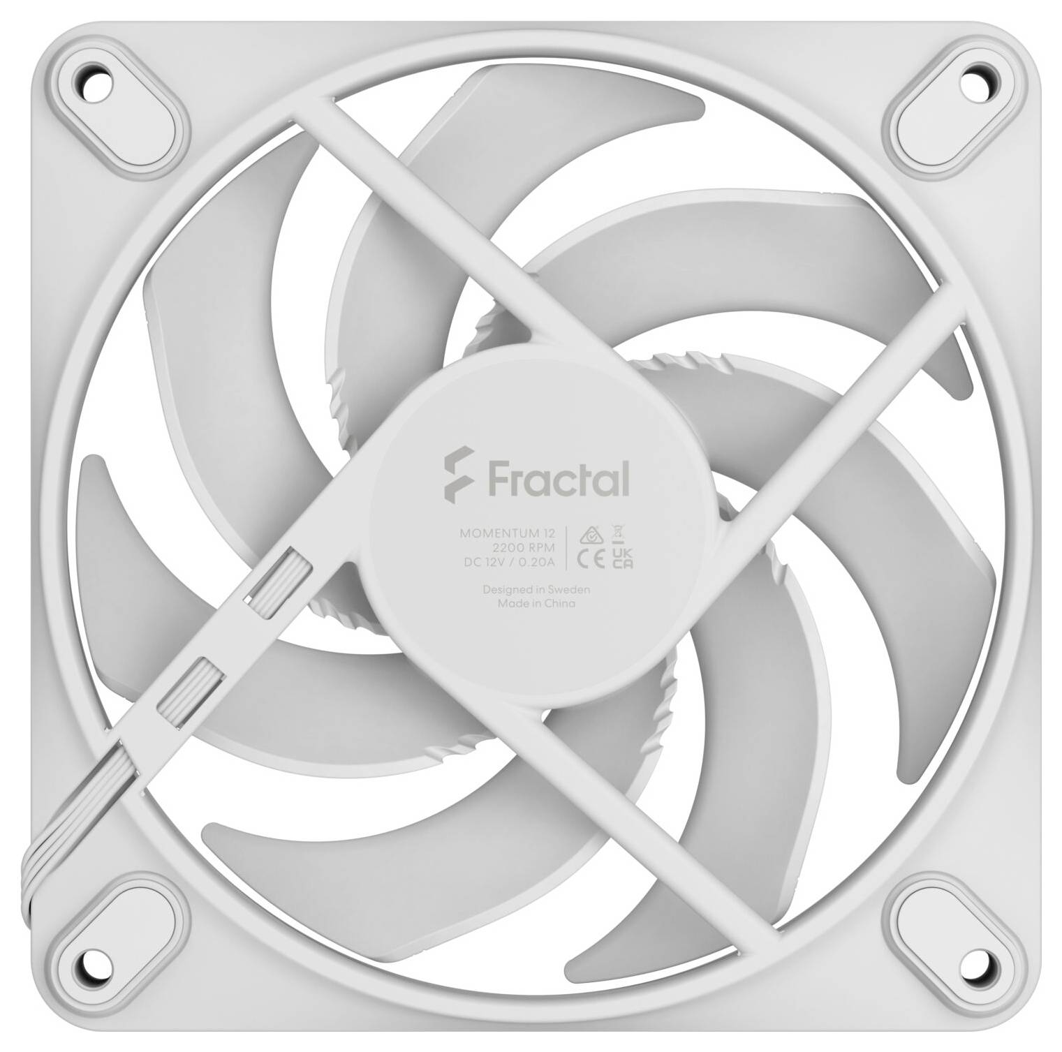 Fractal Design FD-F-MO1-1202 PC vetrák s krytom biela-3
