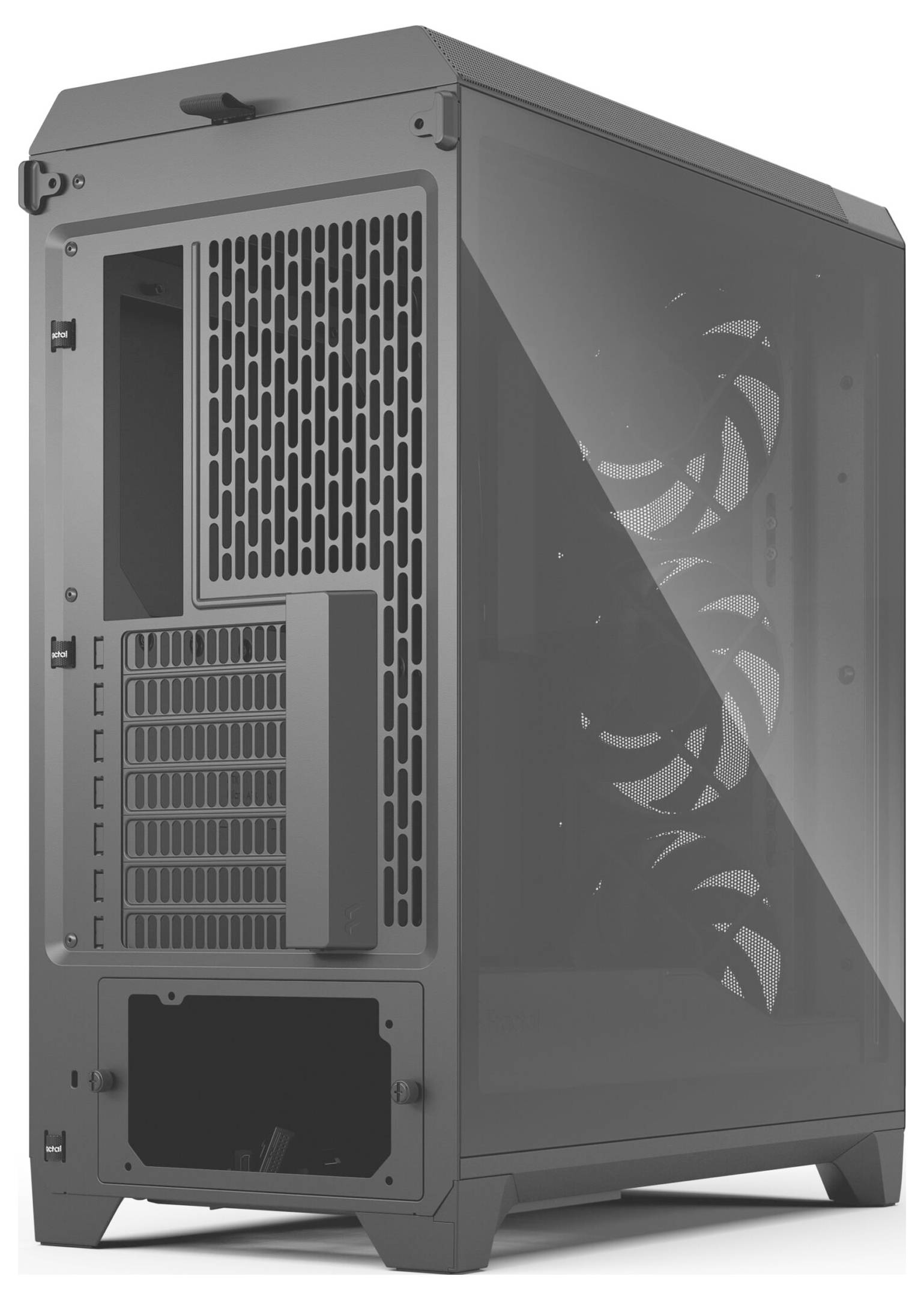 Fractal Design FD-C-MES3A-02 tower PC skrinka čierna bočné okno-9