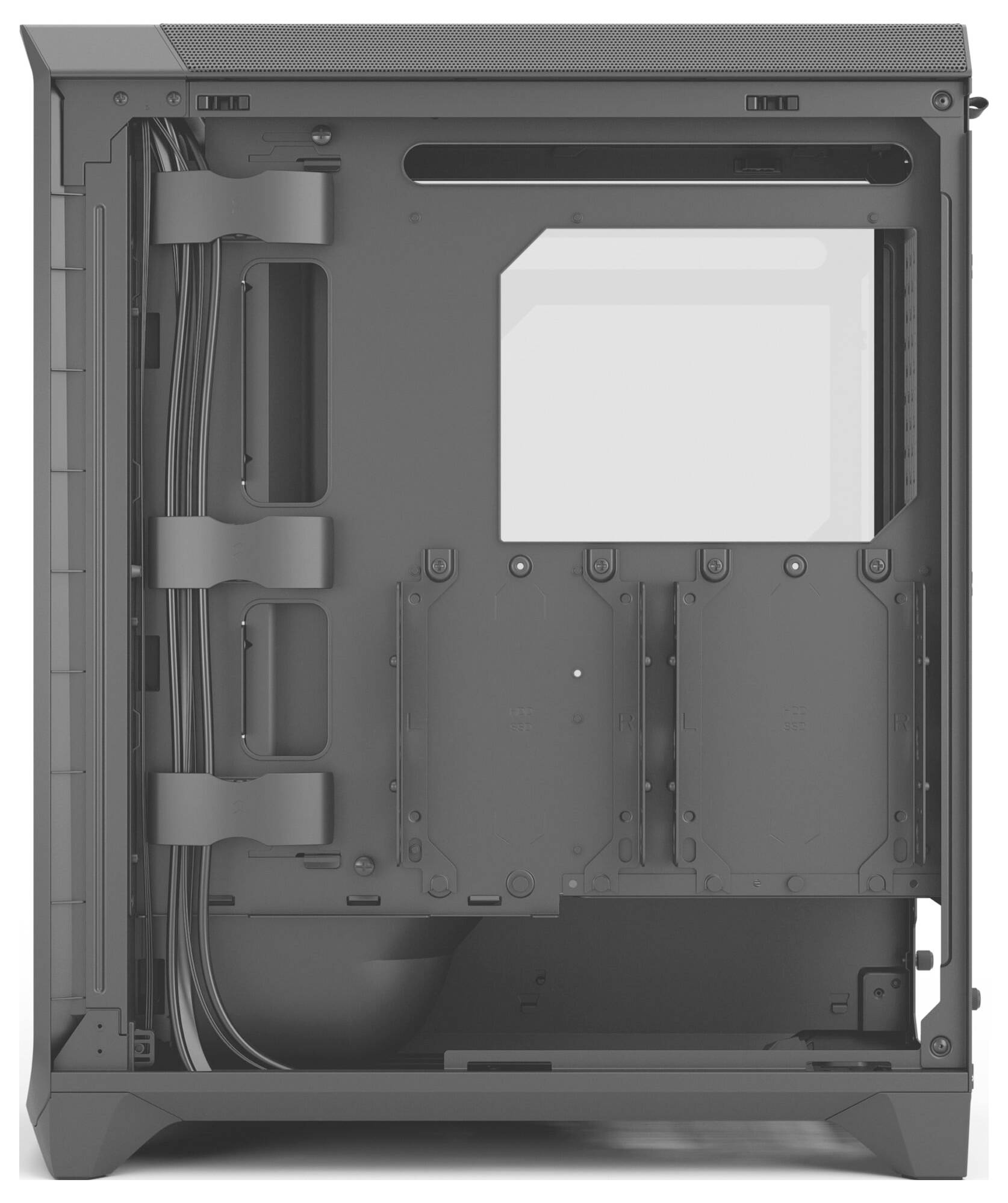 Fractal Design FD-C-MES3A-02 tower PC skrinka čierna bočné okno-12