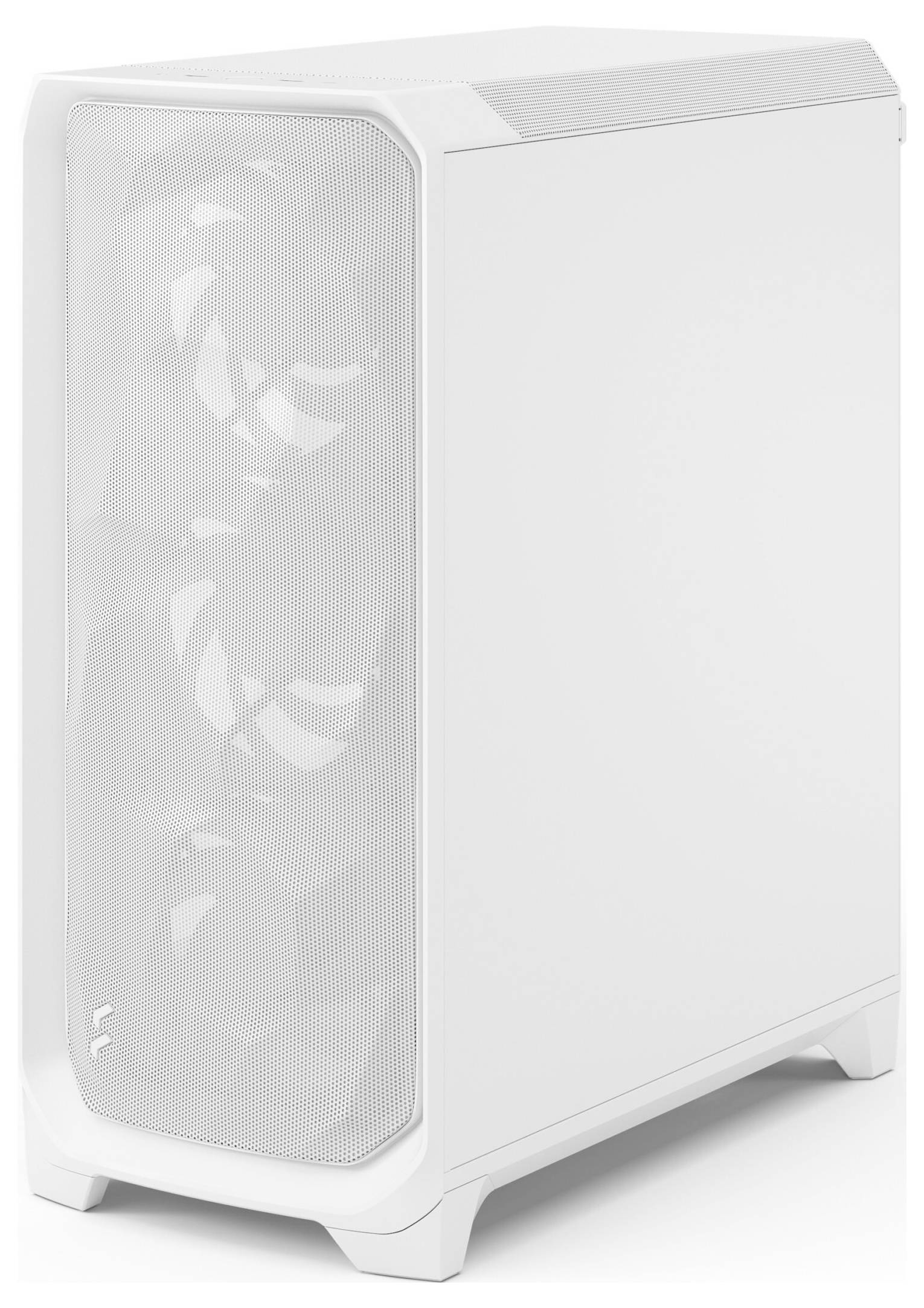 Fractal Design FD-C-MES3A-04 tower PC skrinka biela bočné okno, prachový filter, 3 predinštalované ventilátory-3