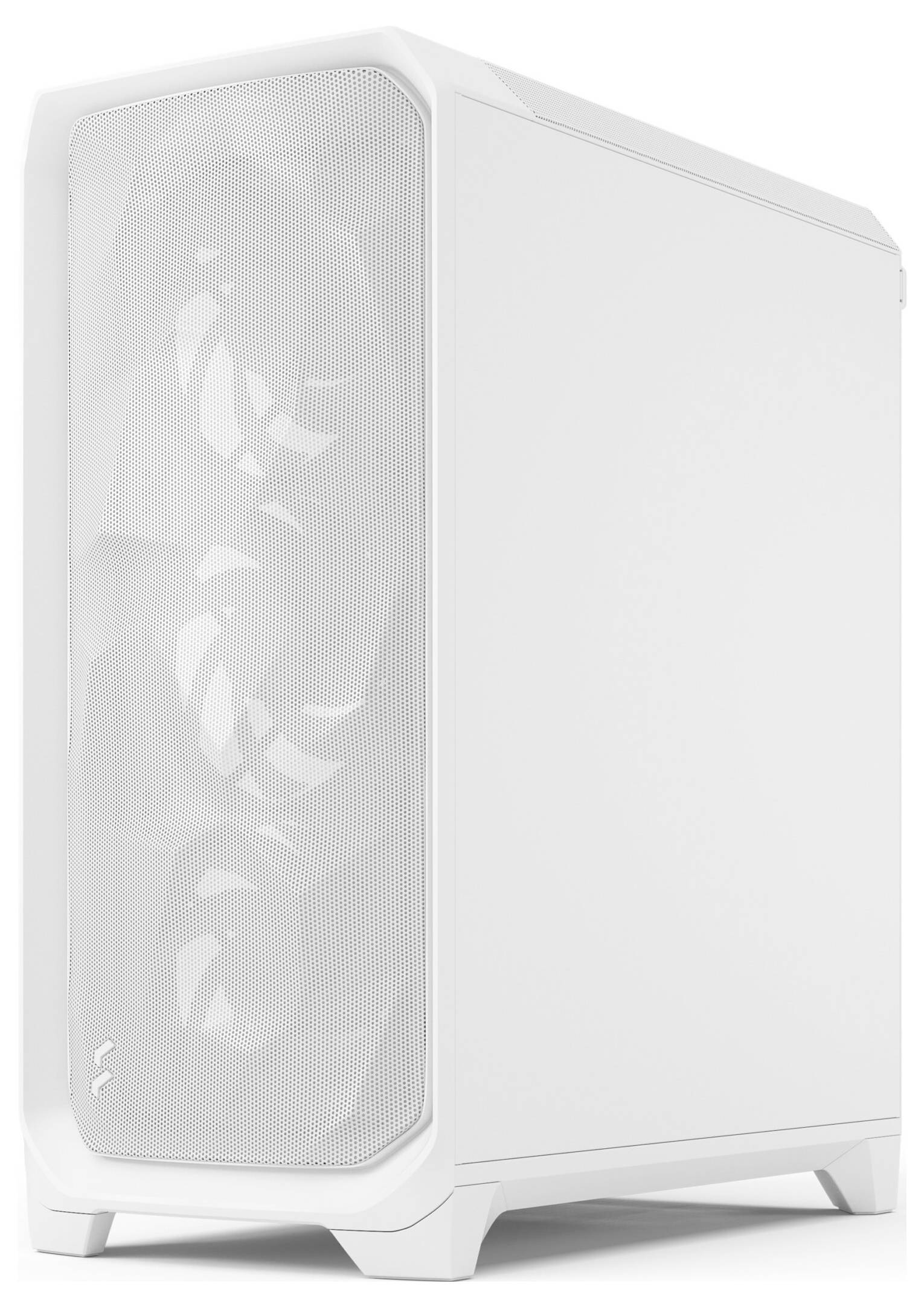 Fractal Design FD-C-MES3A-04 tower PC skrinka biela bočné okno, prachový filter, 3 predinštalované ventilátory-4