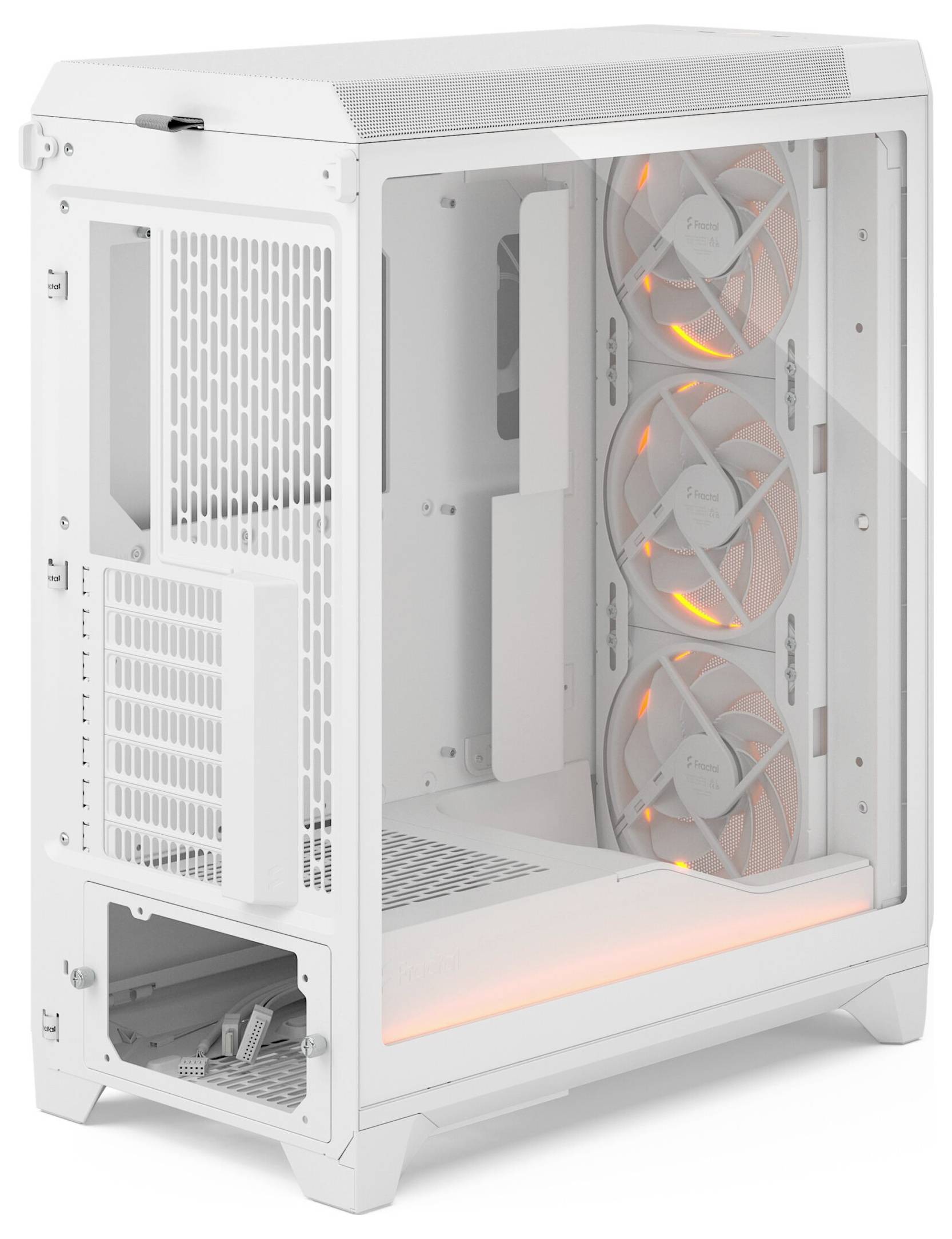 Fractal Design FD-C-MES3A-05 tower PC skrinka biela bočné okno-8