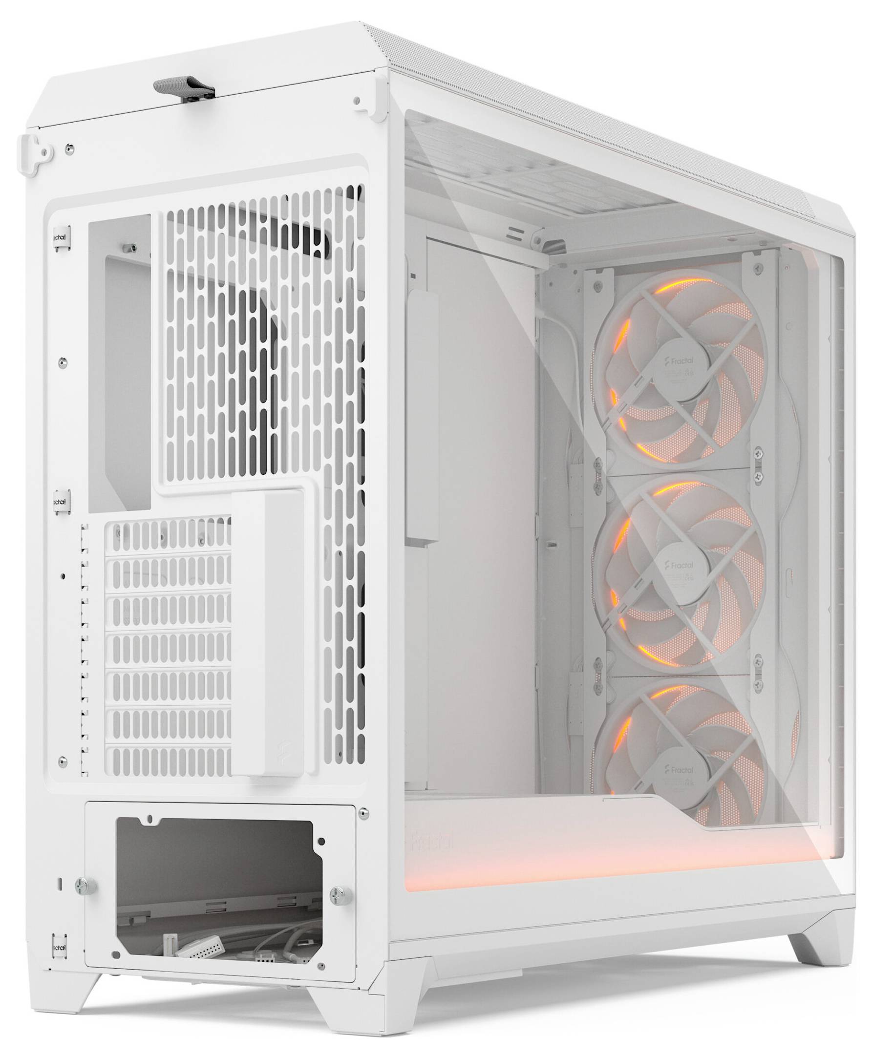 Fractal Design FD-C-MES3X-05 tower PC skrinka biela prachový filter-10