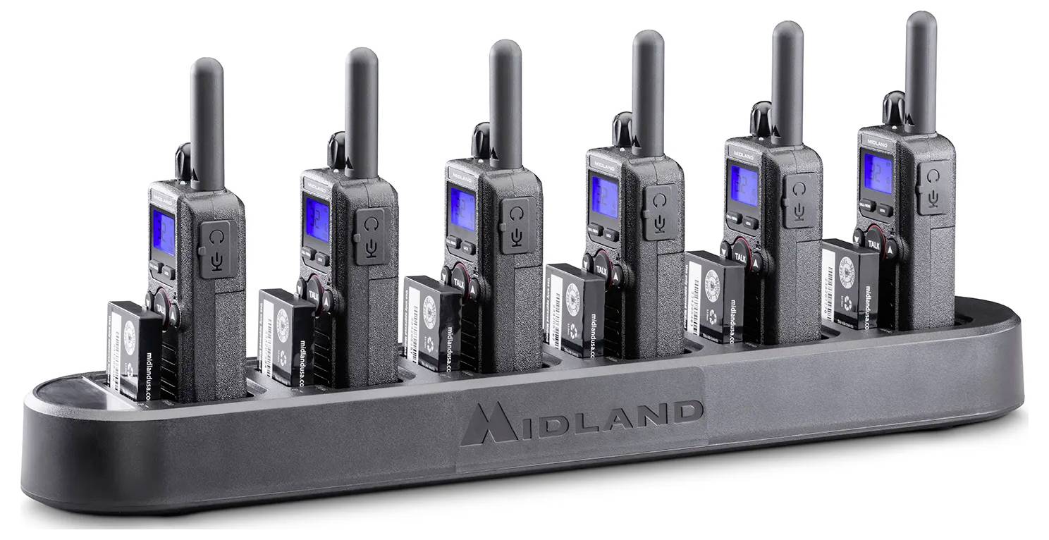 Midland 6er Set Midland BR180 Business Radio C1625.01 PMR rádiostanica/vysielačka-3