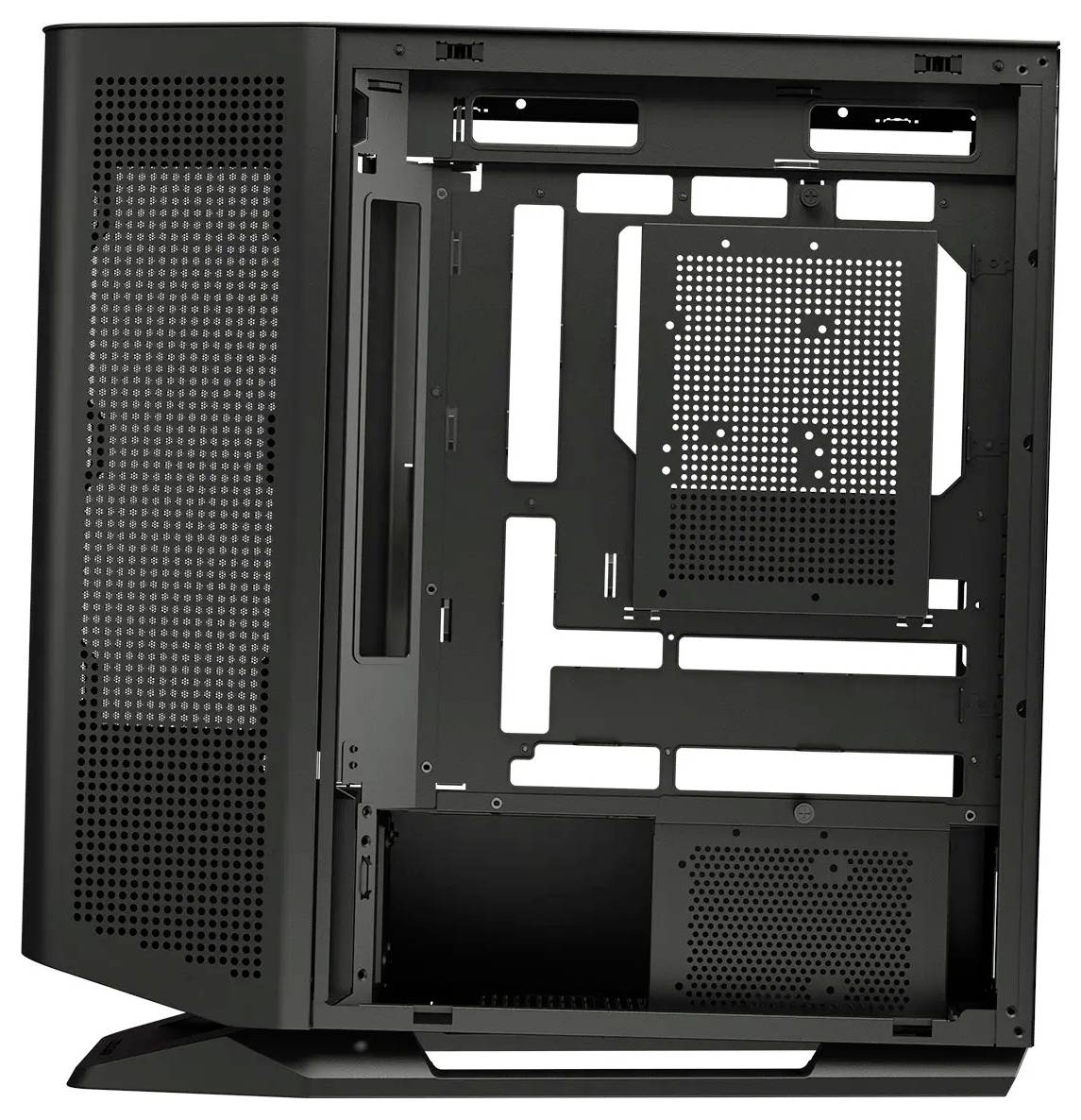Cougar FV270 midi tower PC skrinka čierna bočné okno-1