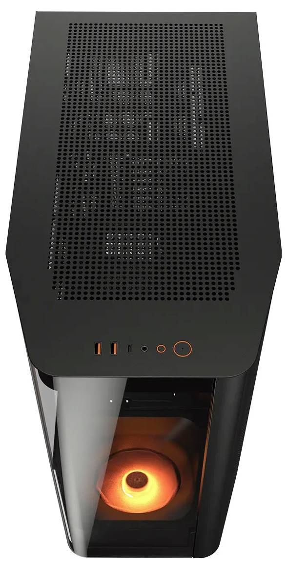 Cougar FV270 midi tower PC skrinka čierna bočné okno-2