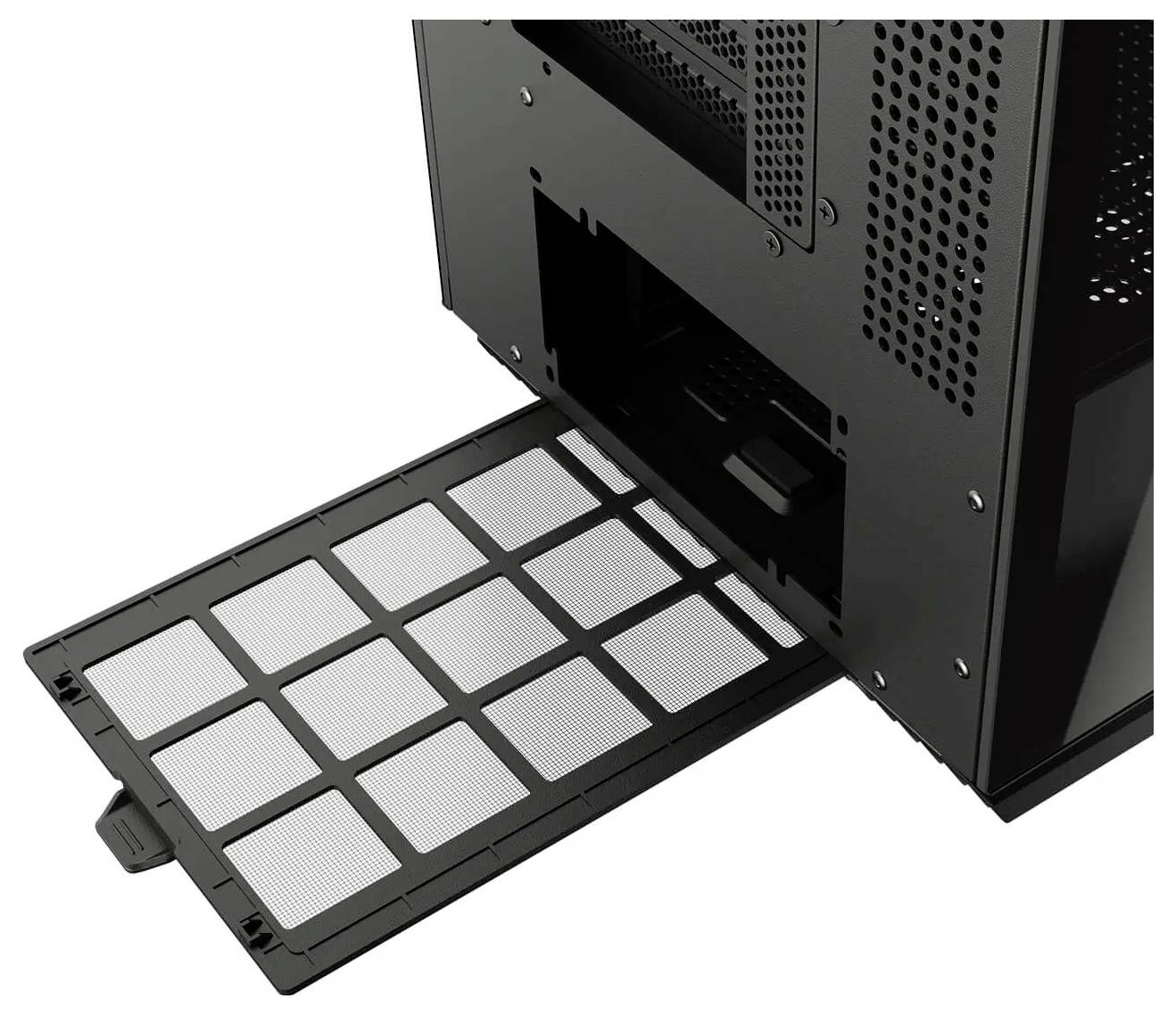 Cougar FV270 midi tower PC skrinka čierna bočné okno-13