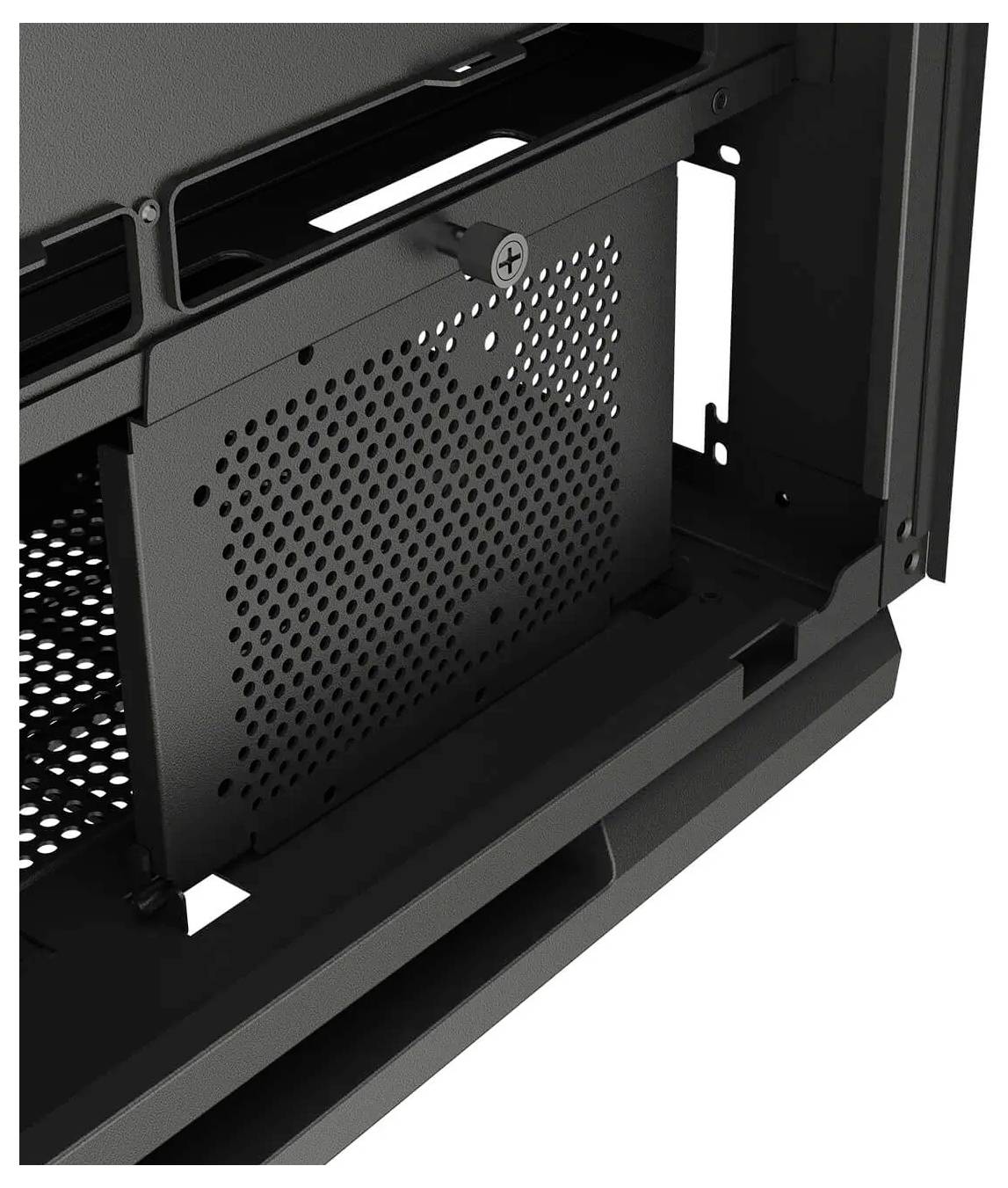 Cougar FV270 midi tower PC skrinka čierna bočné okno-17