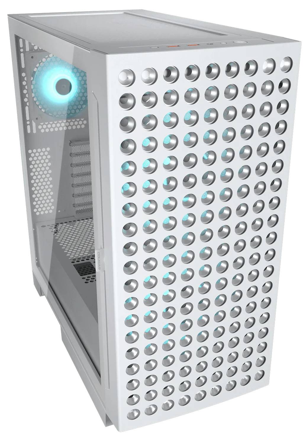 Cougar CGR-5YA2W-RGB midi tower PC skrinka viacfarebná 2 predinštalované ventilátory, prachový filter-11