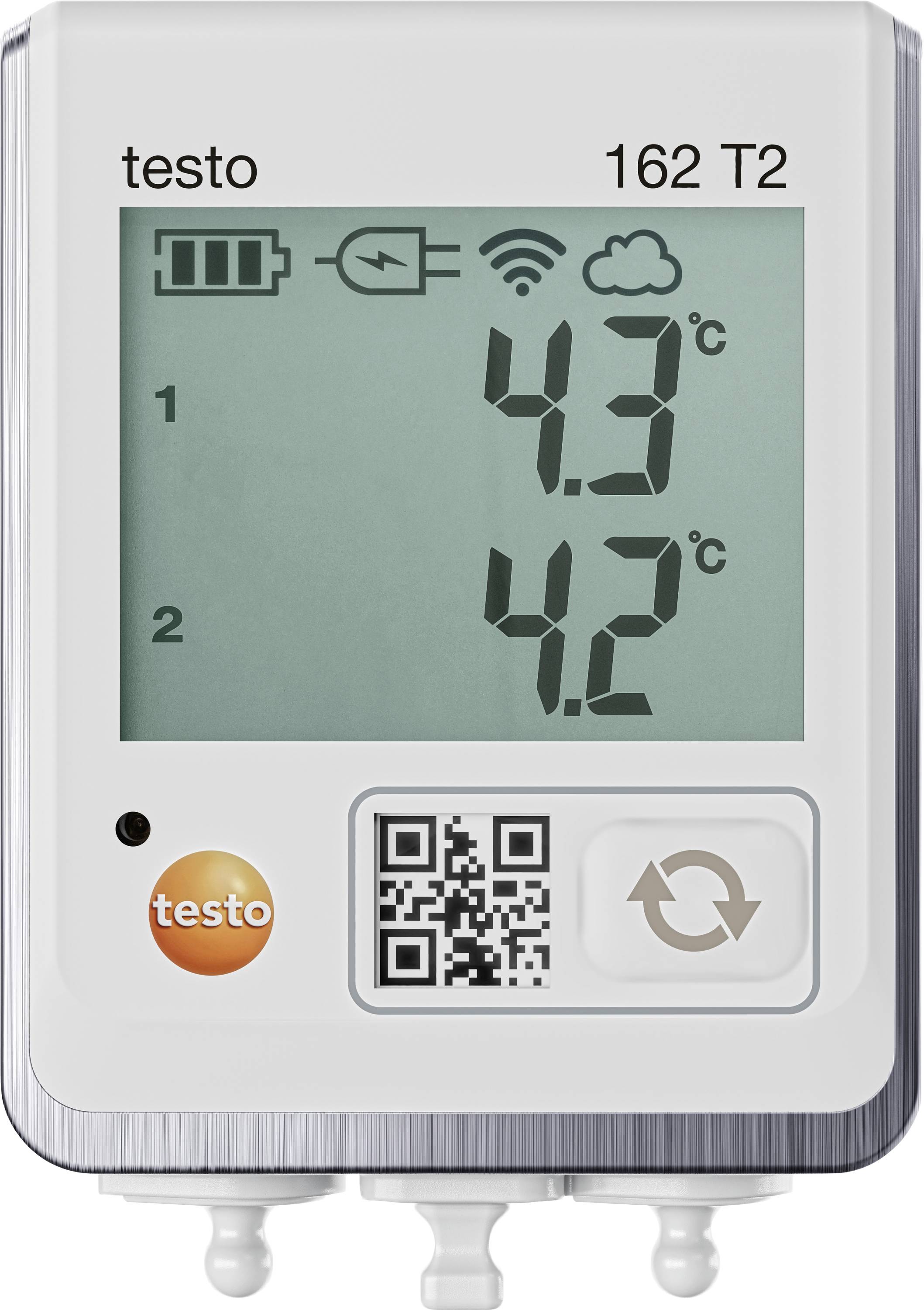 testo 0572 1622 162 T2 Data logger temperatura Misura: Temperatura -50 fino a 150 °C Incl. supporto a parete