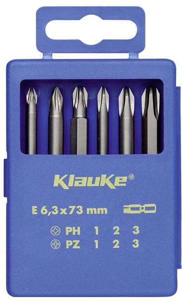 Klauke KL331 KL331 sada bitov, 1/4" (6,3 mm)
