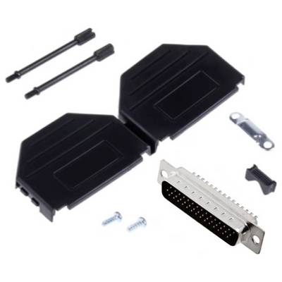 MH Connectors MHDPPK25HD44MS-K sada D-SUB kolíkové lišty 180 ° Pólov: 25 spájkovaný 1 ks-0