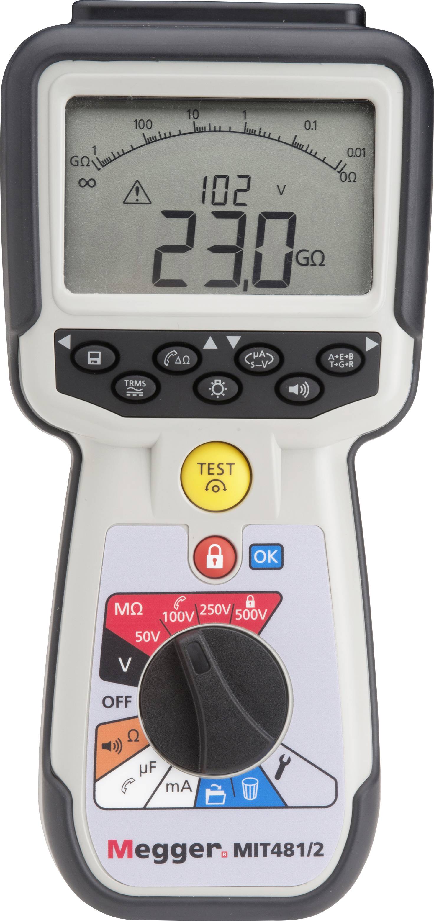 Megger MIT481/2 Misuratore di isolamento 50 V, 100 V, 250 V, 500 V 100 GΩ
