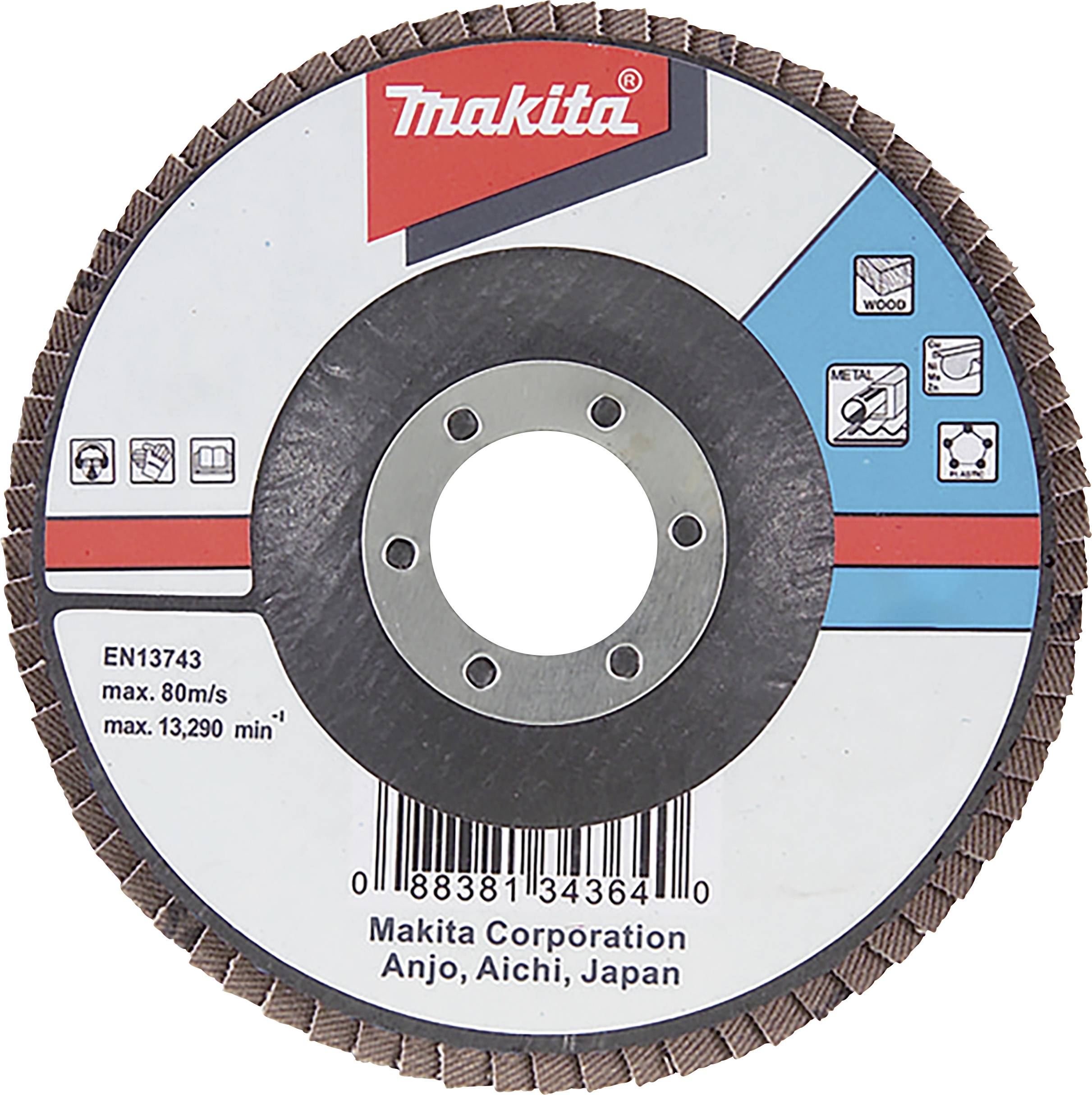 Makita D-27165 Priemer 180 mm Ø otvoru 22.23 mm ocel 1 ks-0