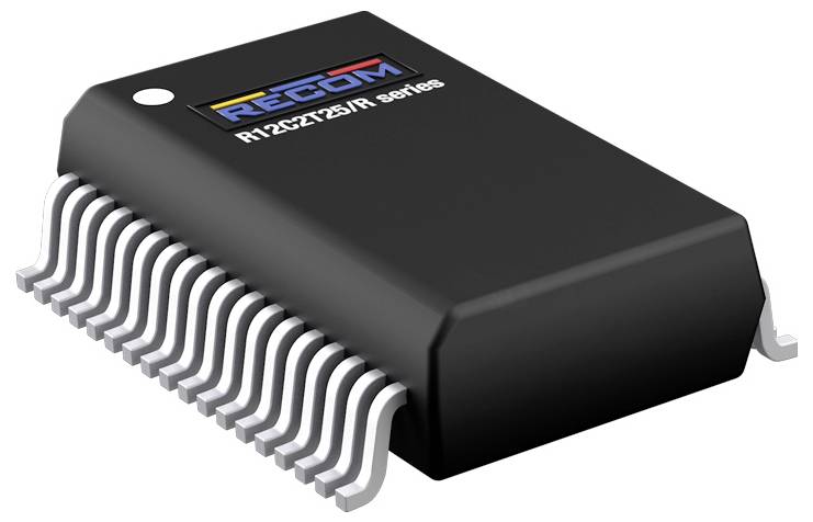 RECOM R12C2T25/R-CT Convertitore DC/DC 0.100 A 2.5 W Contenuto 1 pz.