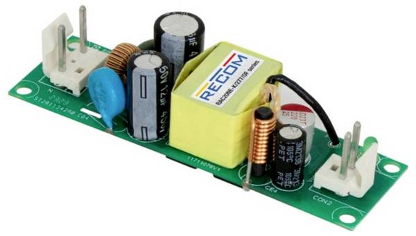 RECOM  menič AC/DC 24 V 0.833 A 20 W