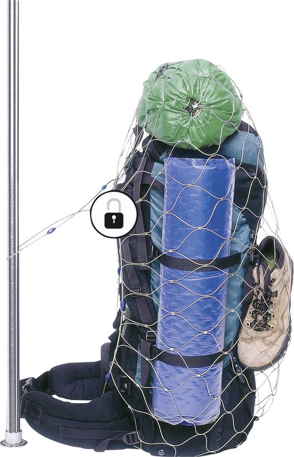 Pacsafe 10190999 káblový zámok 12 cm    nerezová oceľ na heslo