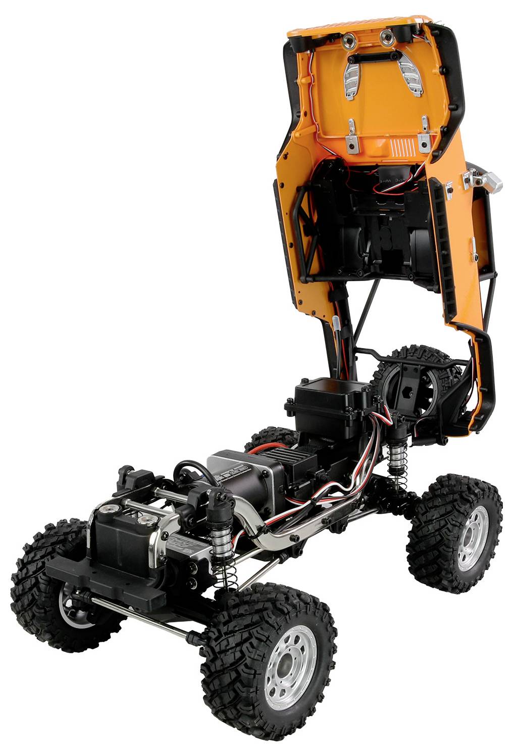 Amewi Hyper Go SC+ Scale Crawler FOC bezkefkový 1:12 RC model auta elektrický crawler 4WD (4x4) RtR 2,4 GHz so svetelným-5