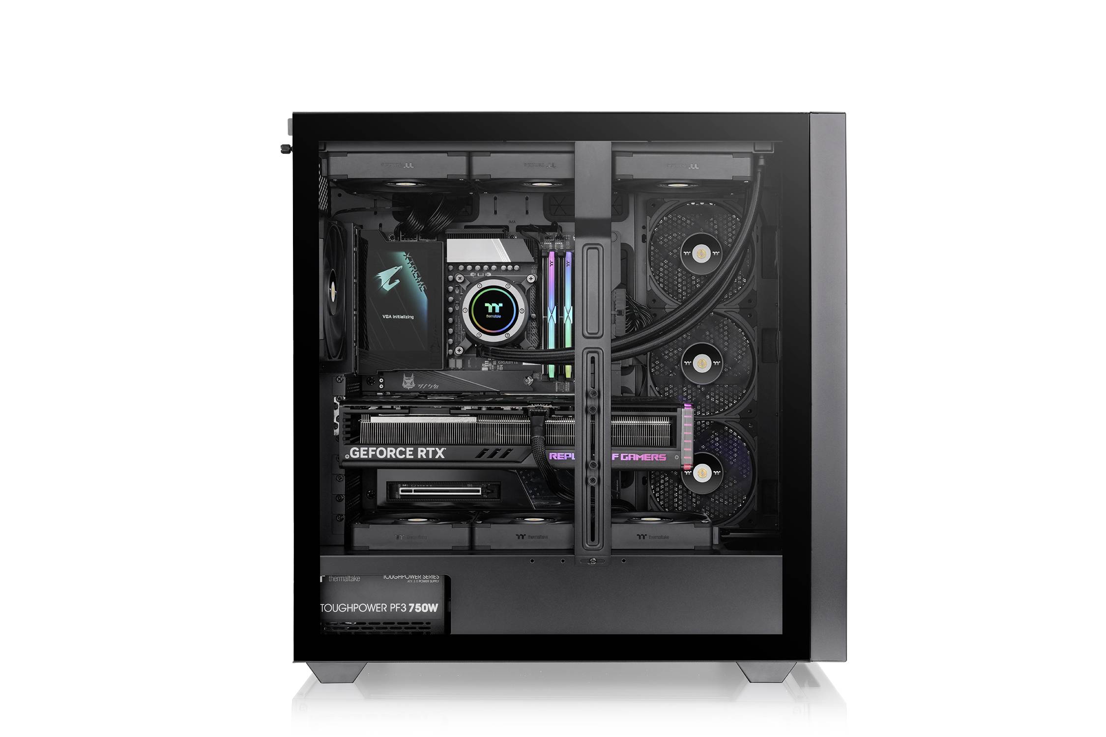 Thermaltake AX500 Black full Tower herné puzdro čierna-21