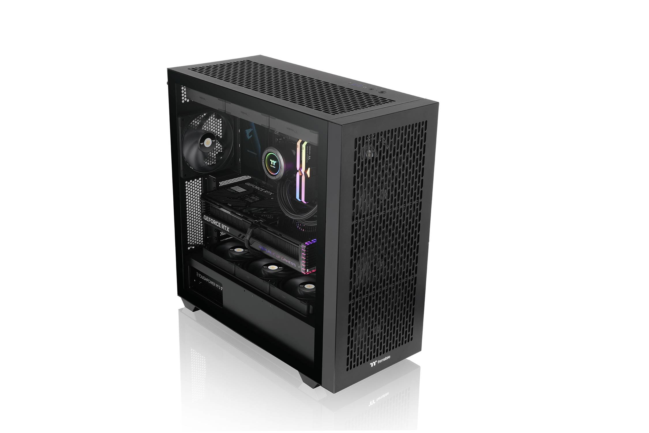 Thermaltake AX500 Black full Tower herné puzdro čierna-27