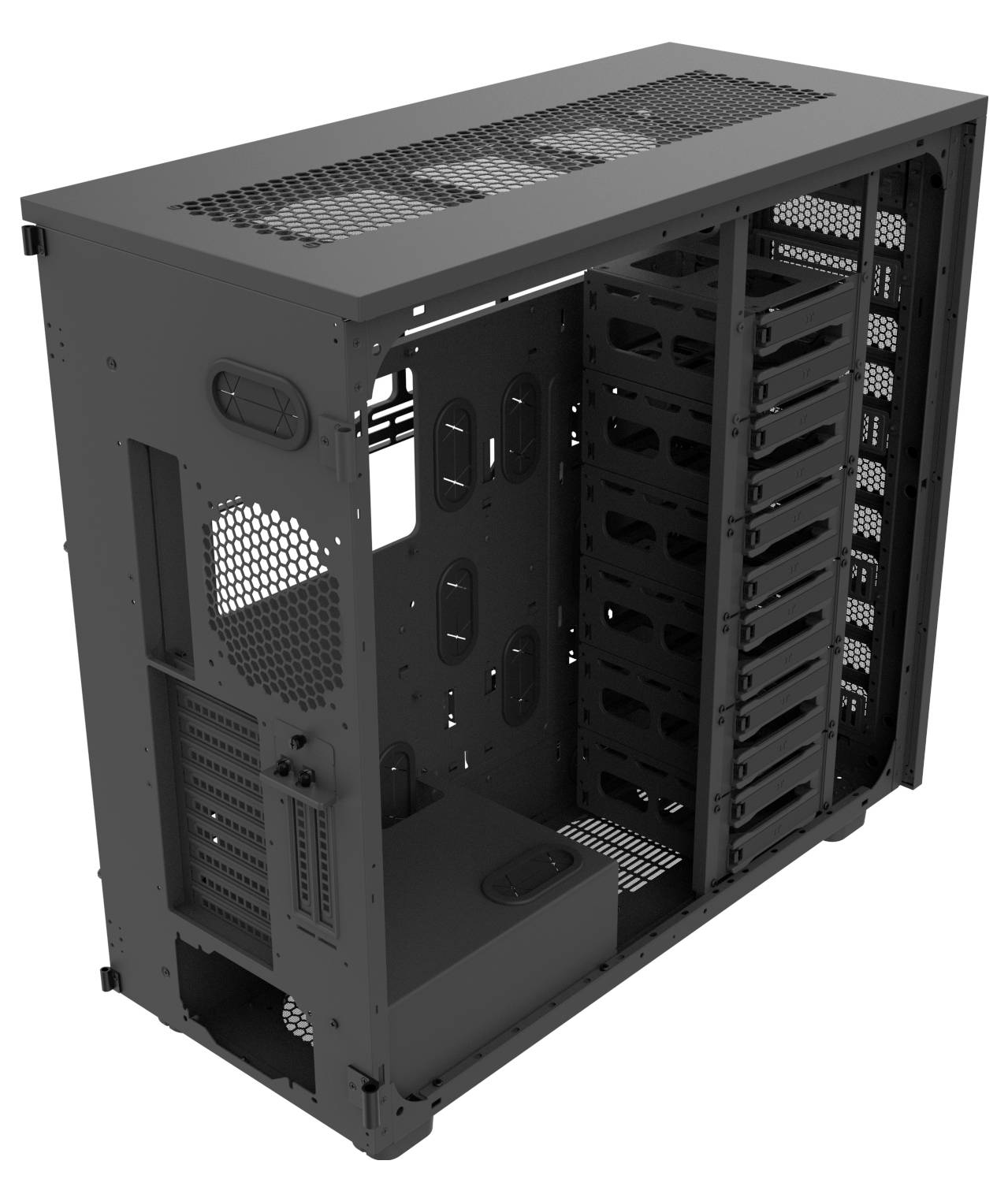 Thermaltake AX700 Black full Tower herné puzdro čierna-17