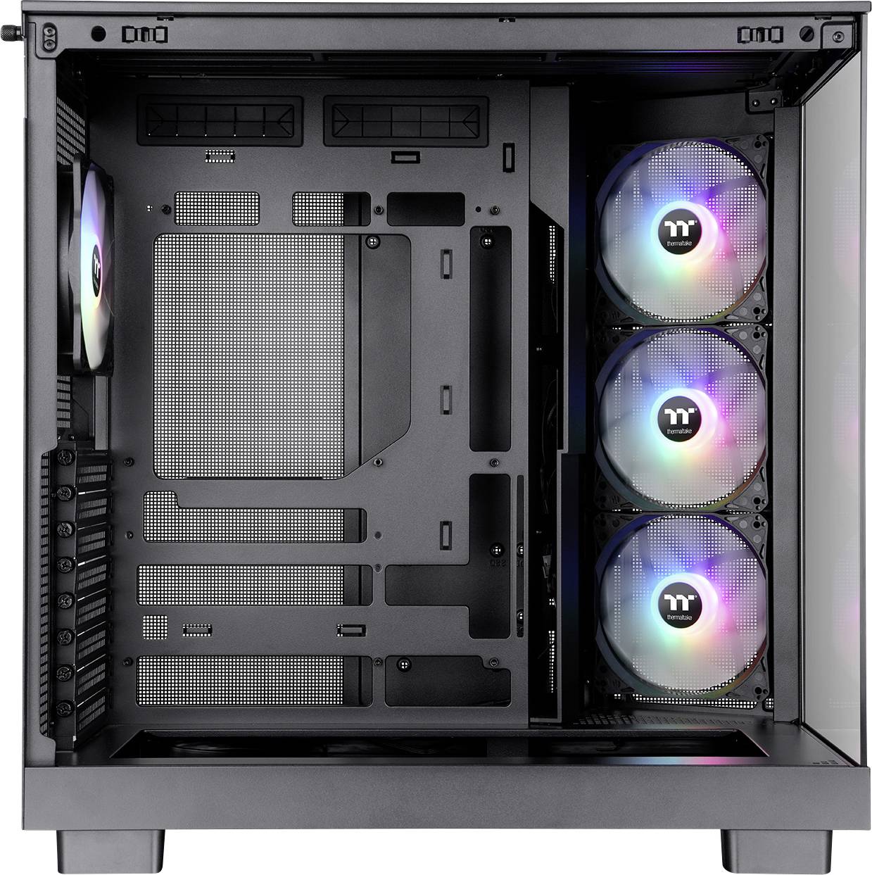 Thermaltake View 380 XL TG ARGB Black Midi-Tower PC Case Nero