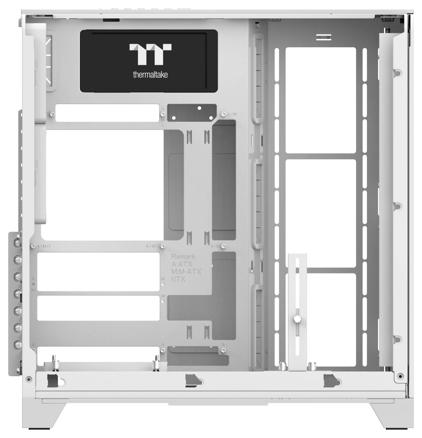 Thermaltake View 390 Air Snow White midi tower PC skrinka snehobiela-13