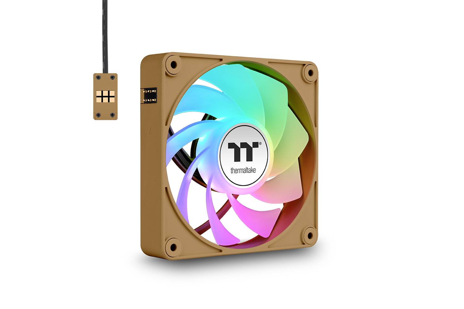 Thermaltake CT140 EX Reverse ARGB Sync PC Cooling Fan Gravel Sand 3 Pack PC vetrák s krytom piesková (š x v x h) 120 x 1-20
