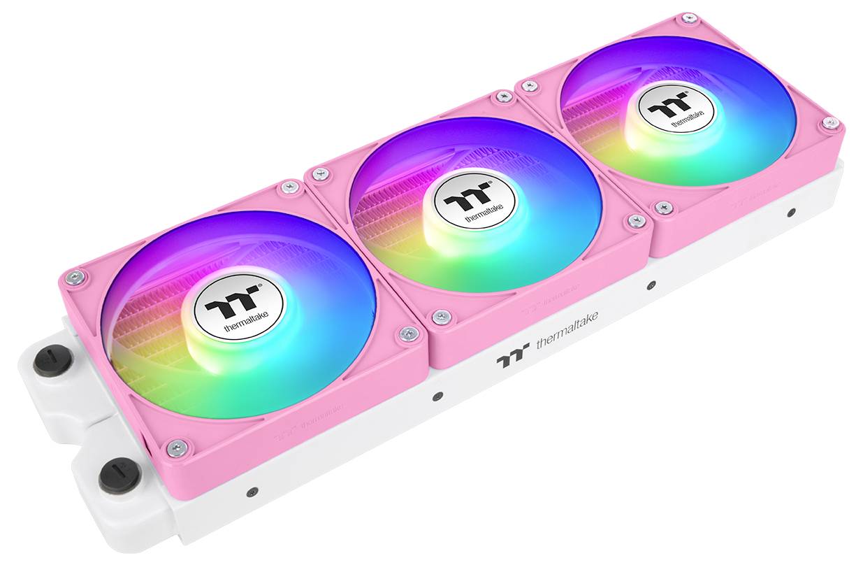 Thermaltake CT120 EX Reverse ARGB Sync PC Cooling Fan Pink 3 Pack PC vetrák s krytom ružová (š x v x h) 120 x 120 x 25 m-13