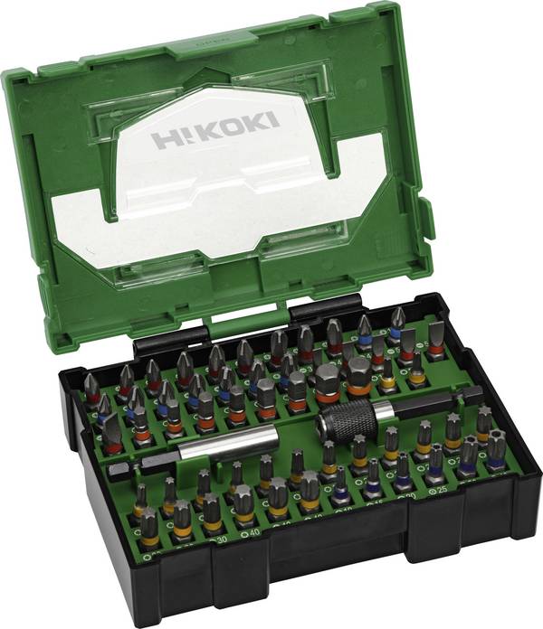HiKOKI  40030024 sada bitov, profil T, plochý, krížový PH, krížový PZ, šesťuholník, 1/4 "