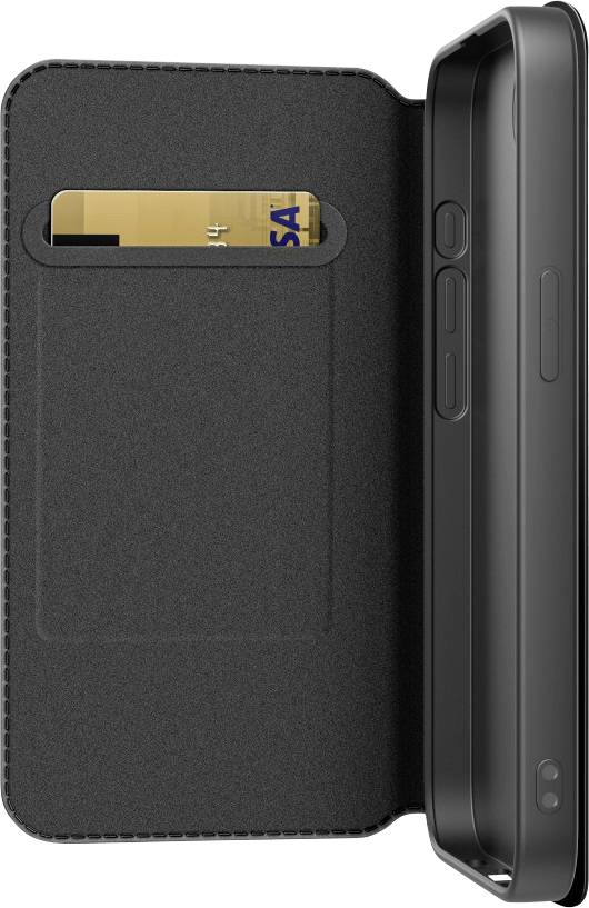 Black Rock Booklet "Slim Folio" für Apple iPhone 16e, Schwarz Booklet Apple iPhone 16e, iPhone 17e čierna-0