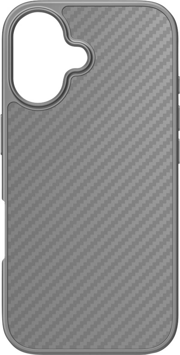 Black Rock Robust Carbon Cover Apple iPhone 16 čierna