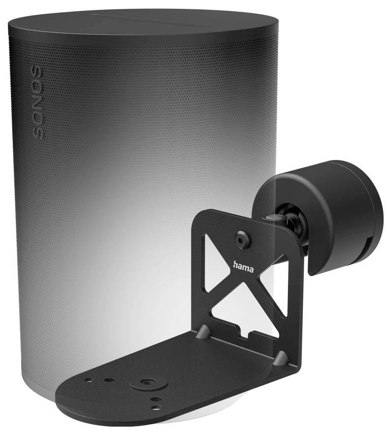 Hama Lautsprecher-Wandhalterung für Sonos Era 100/300, neigbar, schwenkbar, SW Supporto a muro per altoparlante
