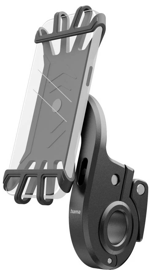 Hama Handyhalterung für E-Bike, schnelle Anbringung, Silikon, drehbar, universal Supporto cellulare per auto