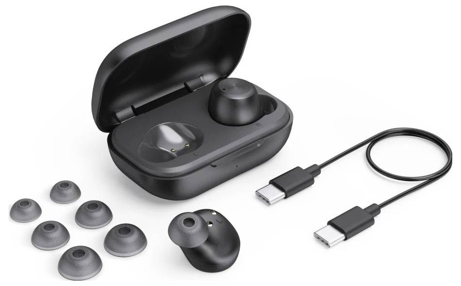 Hama štupľové slúchadlá (In Ear) Bluetooth, 00184172, stereo, čierna-5