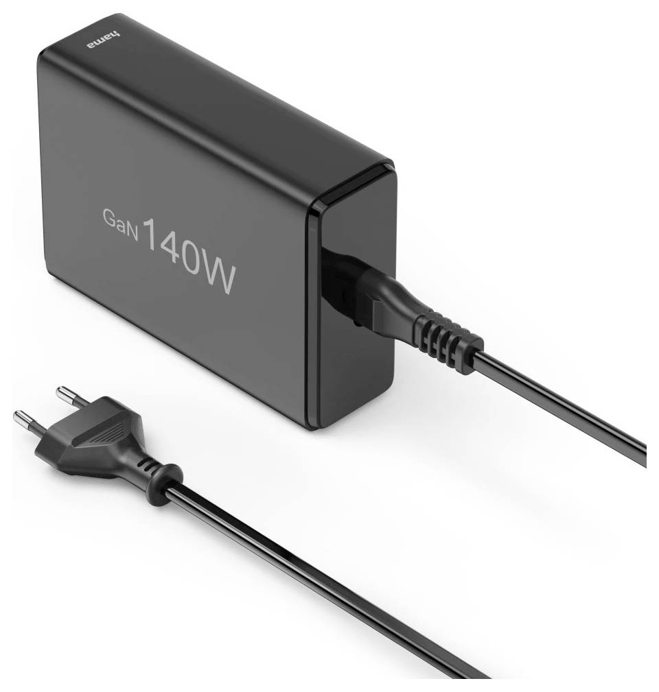 Hama USB nabíjacia stanica do zásuvky (230 V) Qualcomm Quick Charge 3.0, rýchlonabíjačka, GaN , USB Power Delivery (USB--2