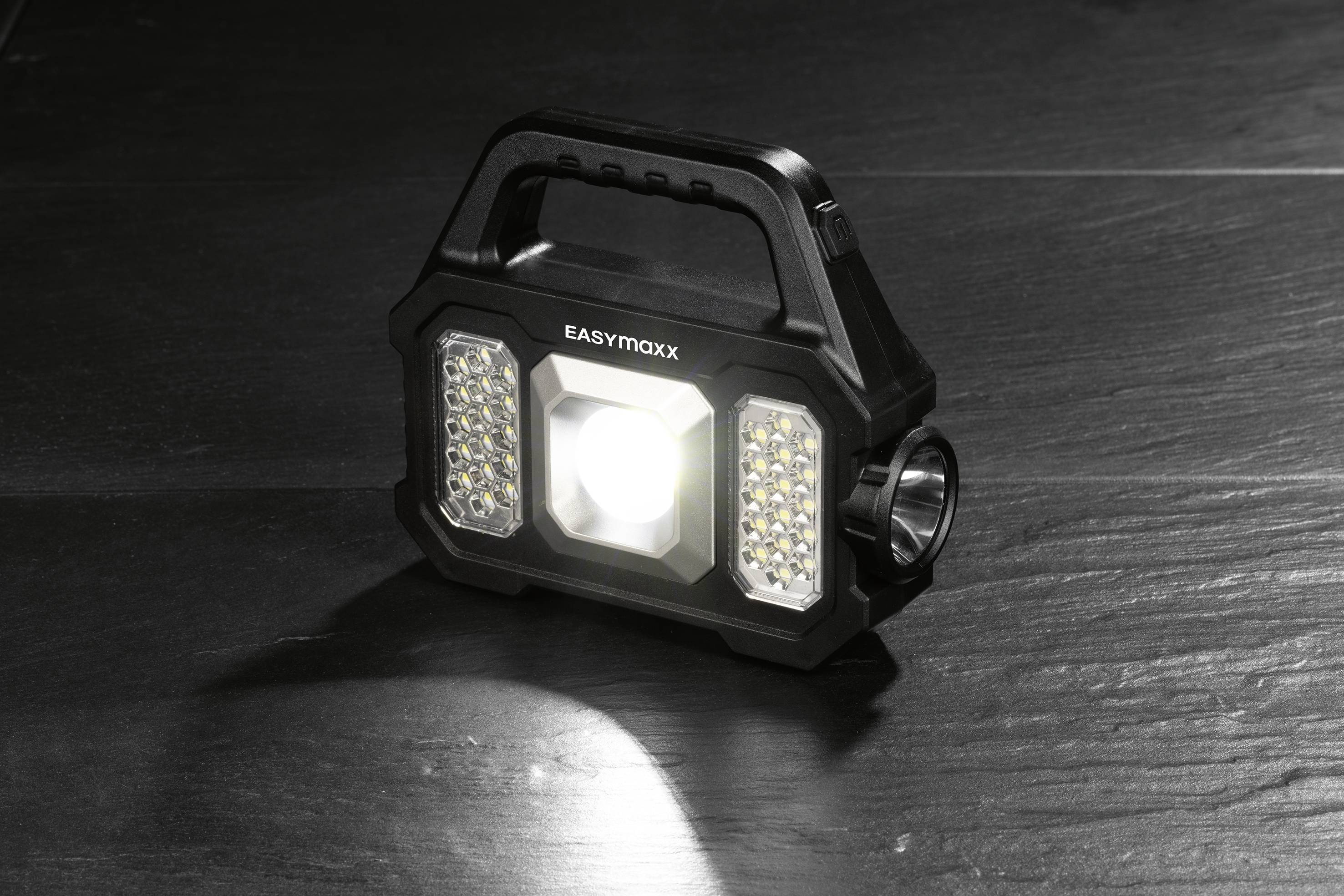 easymaxx 12899 LED , COB LED pracovné osvetlenie napájanie z akumulátora, solárny pohon-4