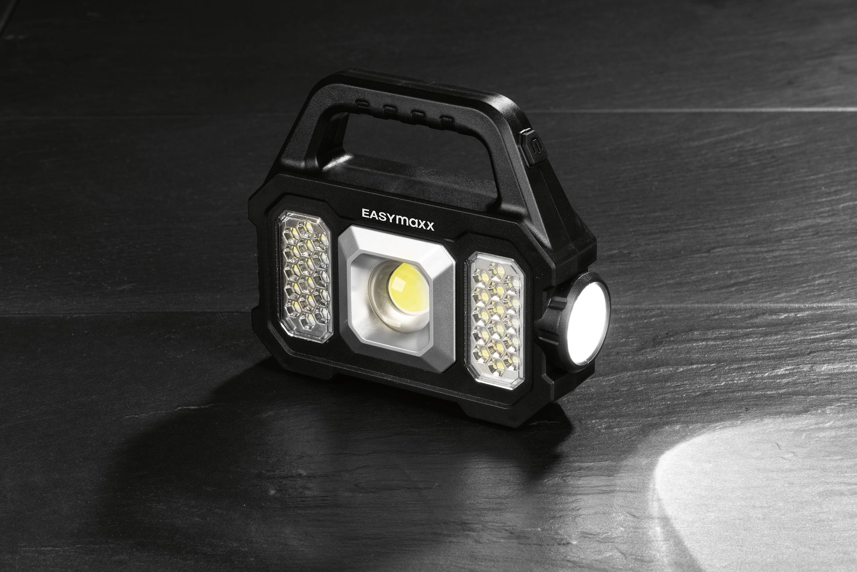 easymaxx 12899 LED , COB LED pracovné osvetlenie napájanie z akumulátora, solárny pohon-8