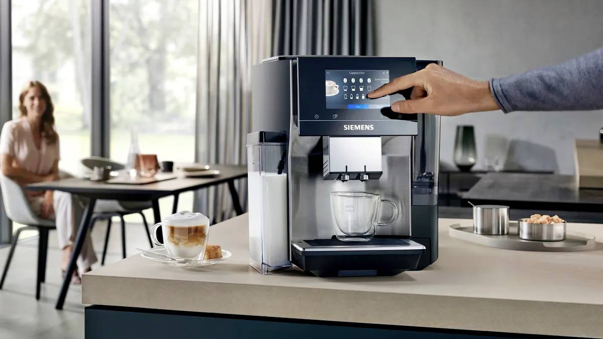 Siemens EQ700 integral TQ717D03 kávovar čierna, nerezová oceľ-6