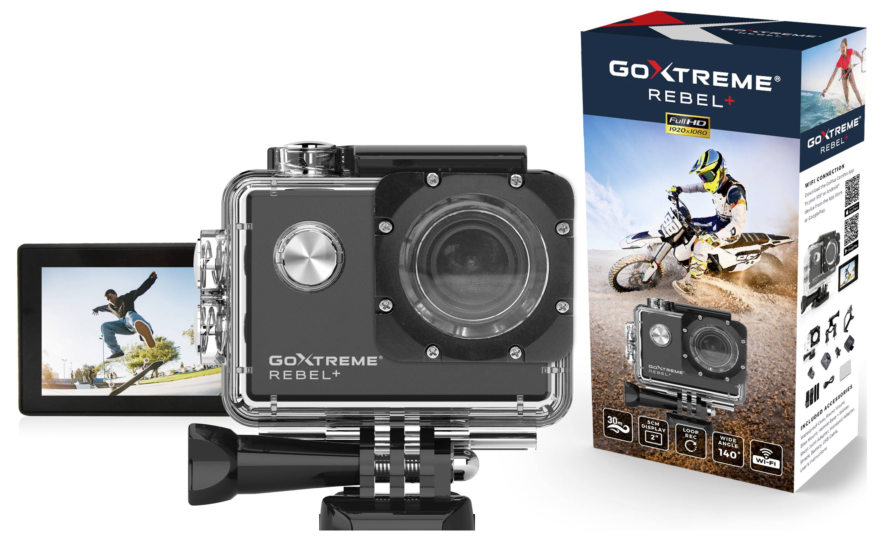 Easypix GoXtreme Rebel + športová outdoorová kamera webkamera, Wi-Fi-7